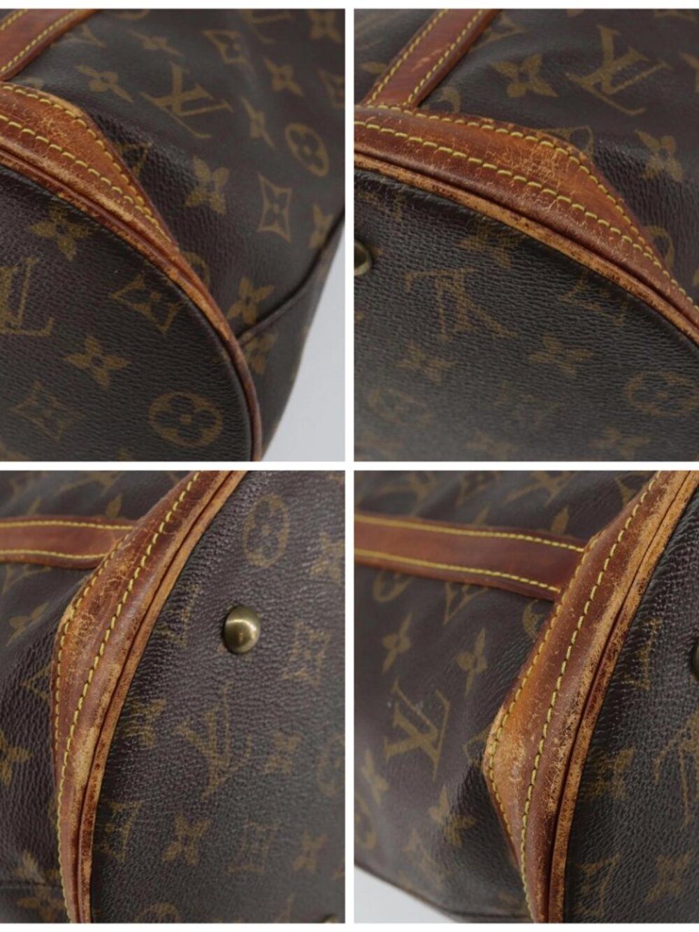 LOUIS VUITTON Monogram Bucket GM Shoulder Bag M42236 LV Auth 157917 - Picture 16 of 16